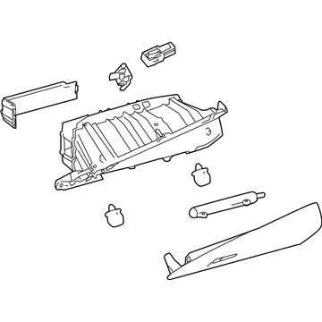 Toyota Camry Glove Box - 55303-06410-C0