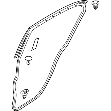 Toyota Yaris iA Door Seal - 67872-WB002