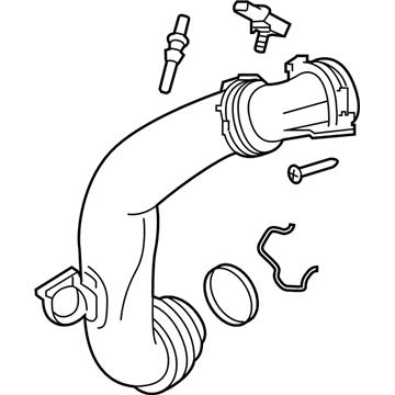 Toyota GR Supra Air Duct - 17882-WAA02