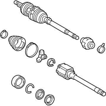 Toyota Highlander Axle Shaft - 43420-0E151