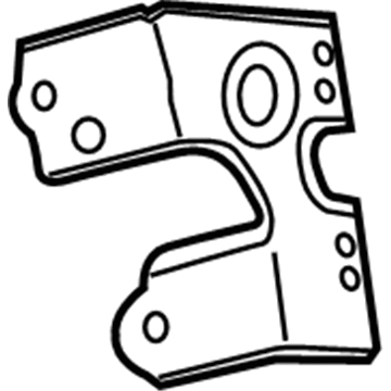 Toyota 86212-52350 Bracket, Radio RECEI