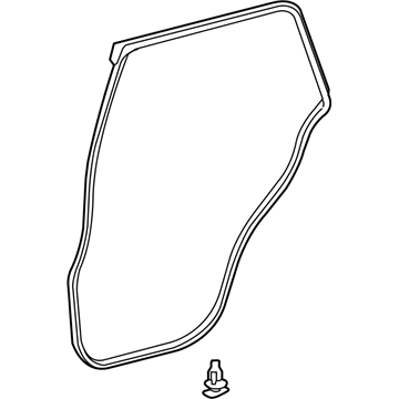 2020 Toyota 4Runner Door Seal - 67871-35091