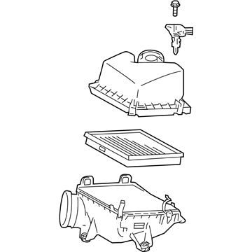 Toyota 17700-0P240 Cleaner Assembly, Air W