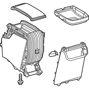 Toyota Highlander Center Console Base - 58810-0E330-C0