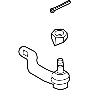 Toyota RAV4 Tie Rod End - 45460-49095