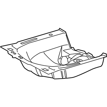 Toyota 58311-52210 Pan, Rear Floor