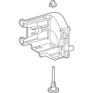 Toyota 81219-48051 Bracket, Fog Lamp, R