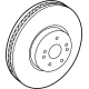 Toyota 43512-06200 Front Disc