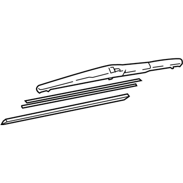 Toyota Yaris Wiper Blade - 85242-0D130