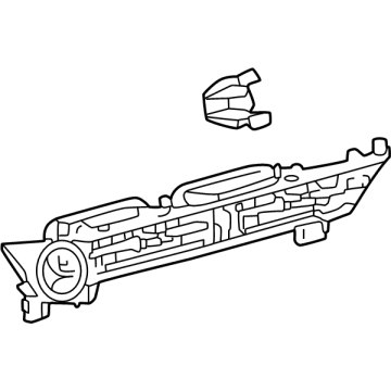 Toyota 55660-30570 REGISTER ASSY, INSTR