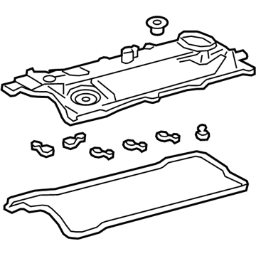 Toyota 11201-24040 COVER SUB-ASSY, CYLI