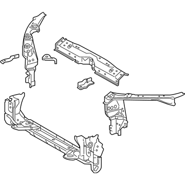 Toyota 53201-02330 Support Sub-Assembly, Ra