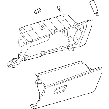 2024 Toyota Sienna Glove Box - 55303-08011-C0