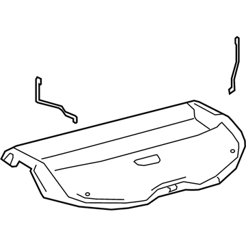 Toyota 64330-12C31-C1 PANEL ASSY, PACKAGE