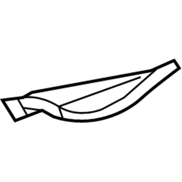 Toyota 61627-AE010 Extension, Quarter Panel, Upper Rear RH