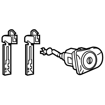 Toyota 69052-0E200 CYLINDER & KEY SET