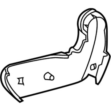 Toyota 71811-AE050-E0 Cover, Reclining Adjuster, RH