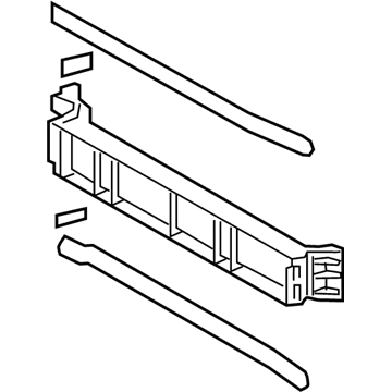 Toyota 53019-0R010 Shutter Sub-Assembly, Ra