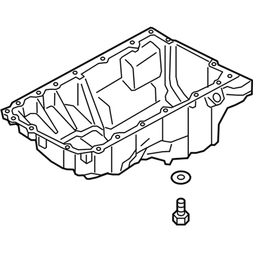 2025 Toyota GR Supra Oil Pan - 12101-WAA02