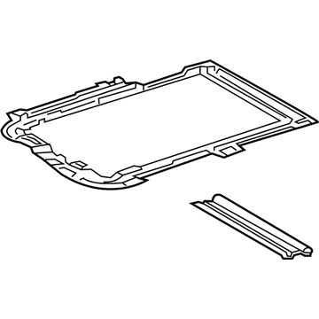 Toyota 63202-42101-B1 Rail Sub-Assembly, Slide