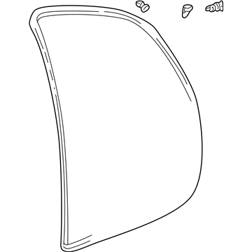 2004 Toyota Echo Door Seal - 67872-52040