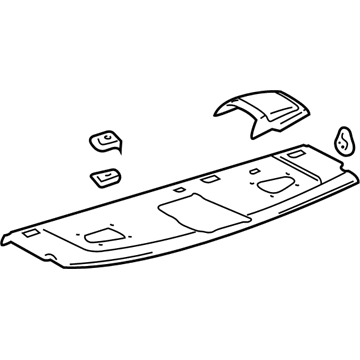 Toyota 64330-AC030-E1 Panel Assy, Package Tray Trim