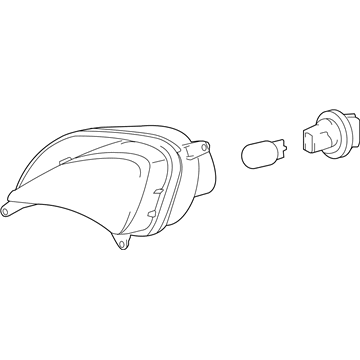 Toyota 81510-07010 Lamp Assembly, Front Turn S