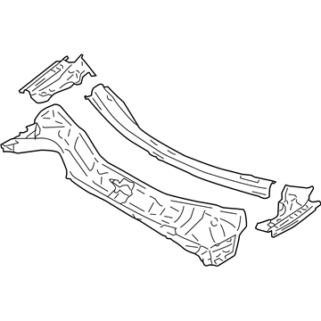 Toyota SU003-01236 Duct COMPL LHD