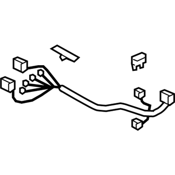 Toyota 88605-6A180 Harness Sub-Assembly, Cooler Wiring