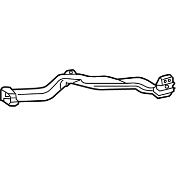 Toyota 55972-30251 DUCT, SIDE DEFROSTER