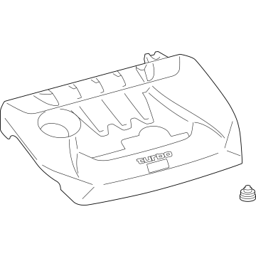 Toyota 12601-18010 COVER SUB-ASSY, ENGI