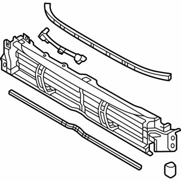 Toyota 53180-47131 SHUTTER ASSY, RADIAT