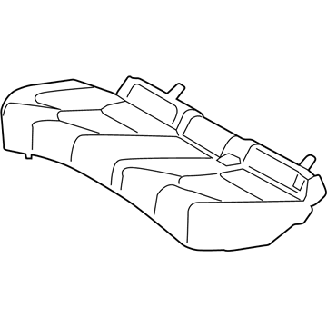 Toyota 71503-07060 Pad Sub-Assembly, Rr Sea