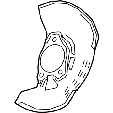 Toyota C-HR Backing Plate - 47782-F4010