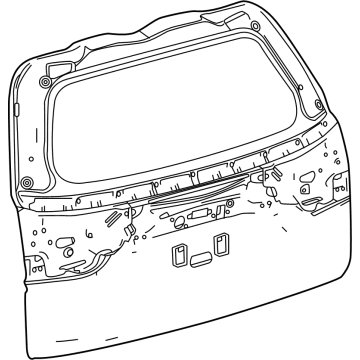 Toyota 67005-0C180 PANEL SUB-ASSY, BACK