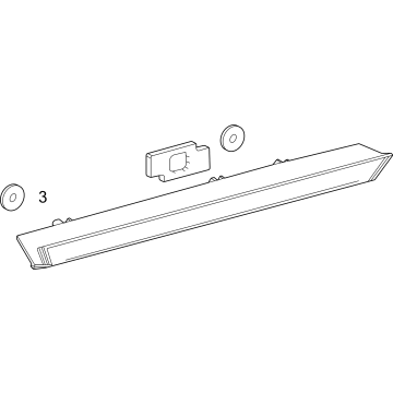 Toyota 81570-0E040 Lamp Assembly, Stop Ctr