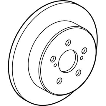 Toyota 42431-F4020 Rear Disc