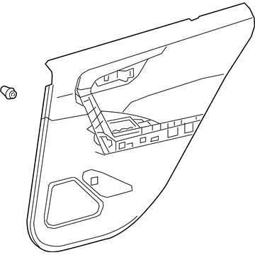 Toyota 67640-42650-C2 Panel Assembly, Rr Door