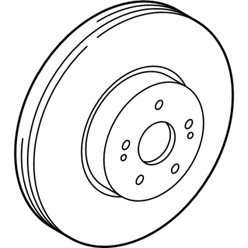 2024 Toyota Sienna Brake Disc - 43512-08060