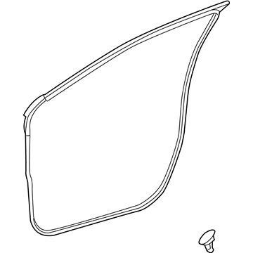 Toyota Prius C Door Seal - 67862-52250