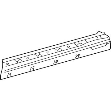 Toyota 61402-20410 Panel, Rocker, Outer LH