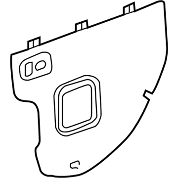 Toyota 67841-AC010 Cover, Rear Door Service Hole, RH