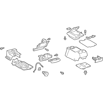 Toyota 58810-AE010-E0 Console Assembly