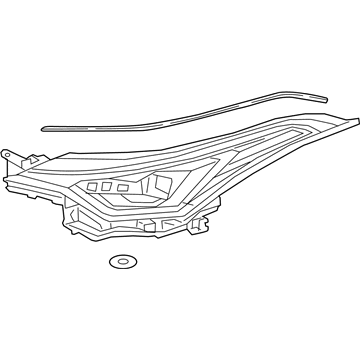 2020 Toyota C-HR Headlight - 81145-10B00