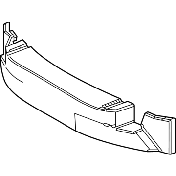 Toyota 52611-62011 ABSORBER, Fr Bumper