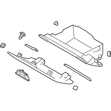 2024 Toyota GR86 Glove Box - SU003-11178