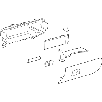 2023 Toyota Tacoma Glove Box - 55320-04021-C0