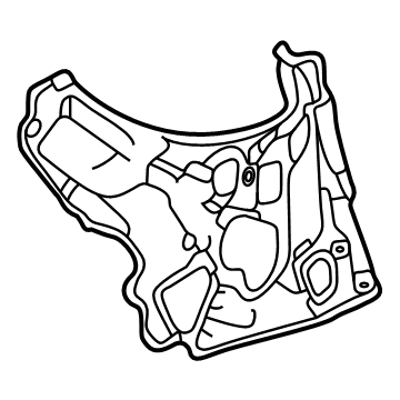 Toyota 53784-0E080 INSULATOR, APRON FR