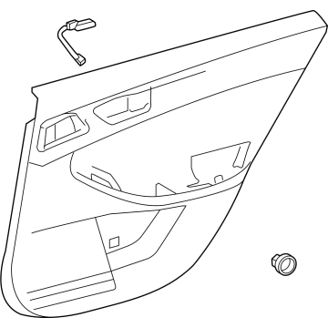 Toyota 67640-30X00-C5 PANEL ASSY, RR DOOR