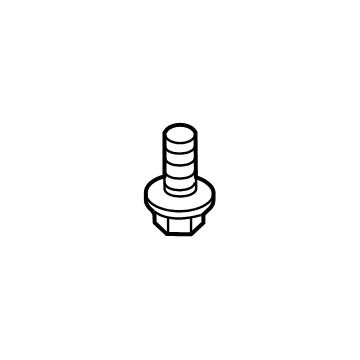 Toyota 90119-08A32 Bolt, w/Washer